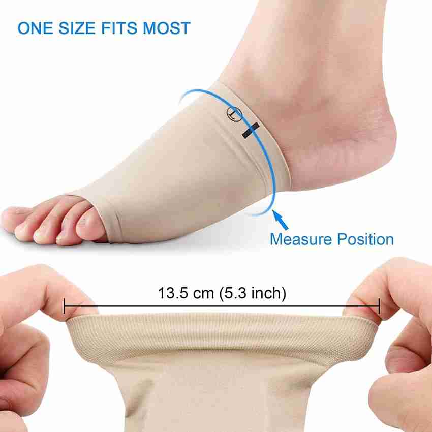 Foot brace for flat feet top