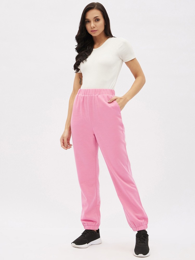 HARPA Solid Women Pink Track Pants - Buy HARPA Solid Women Pink Track Pants  Online at Best Prices in India