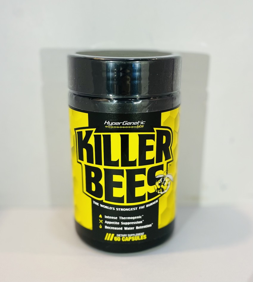 Innovative HYPER GENETIC LABS KILLER BEES 60 CAPSULES | WORLD'S