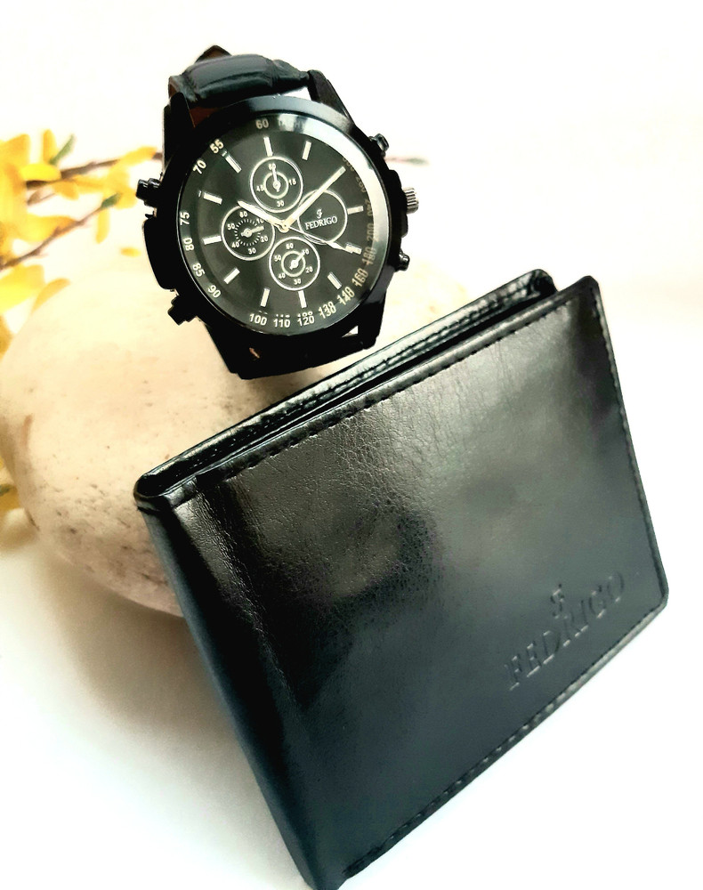 Mens watch and wallet gift set discount