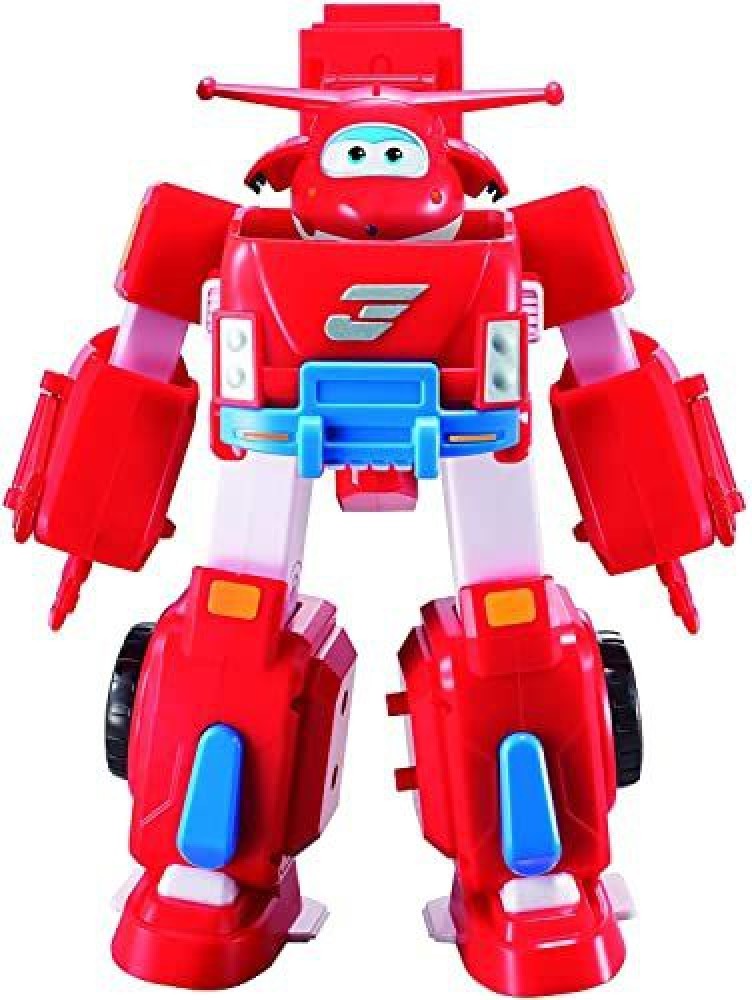 Super Wings US720311 - US720311 . Buy - 7 Jett's Robo Rig with 2 Transform-A-Robot  Jett Red Mini Figure, Transforming Toy Truck Airplane Vehicle Playset