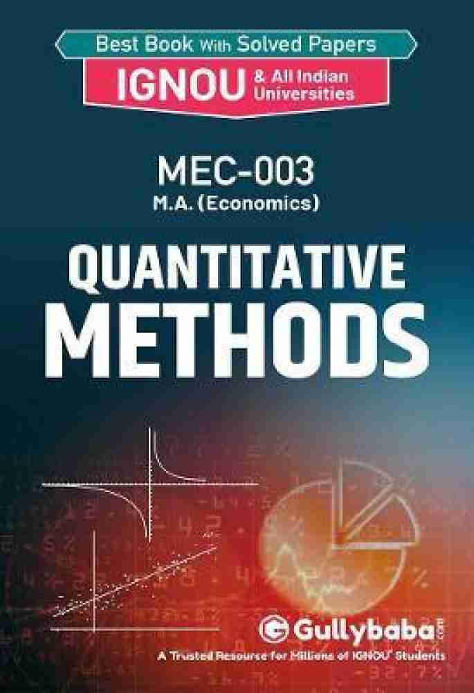 quantitative methods textbook