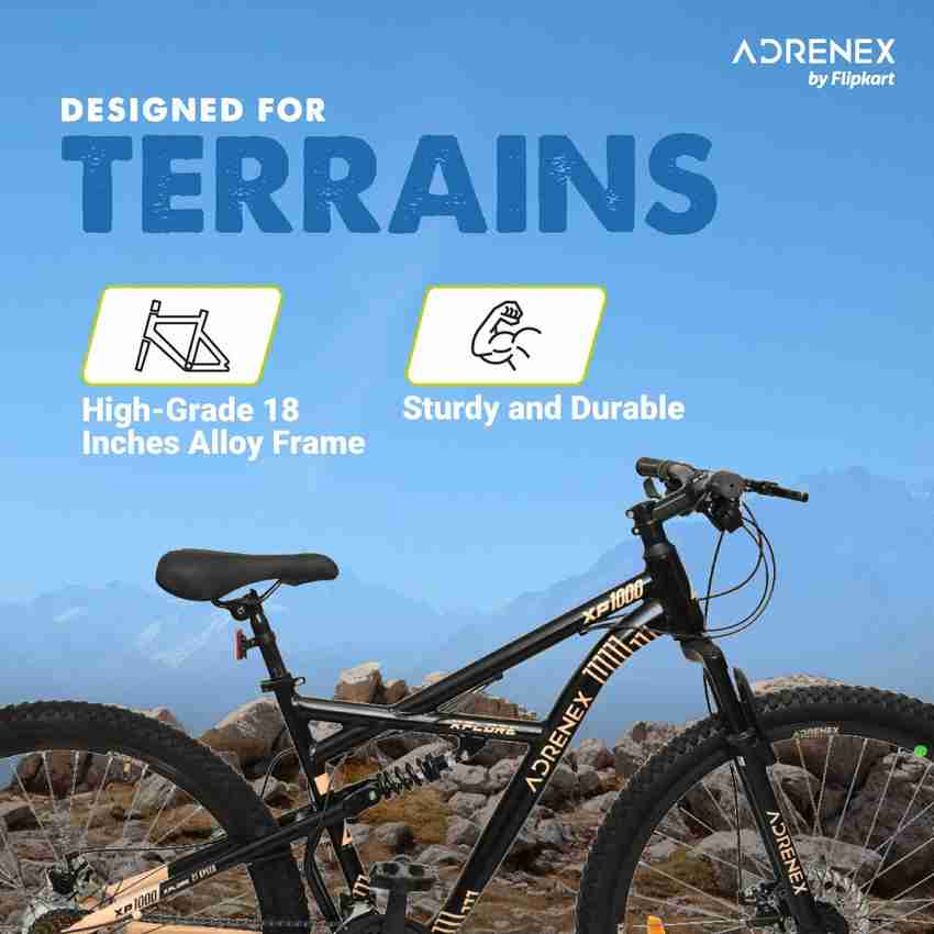 Adrenex by Flipkart Xplore XP 1000 29 T Mountain Cycle Price in India Buy Adrenex by Flipkart Xplore XP 1000 29 T Mountain Cycle online at Flipkart