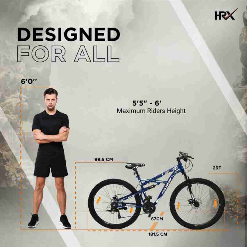 HRX XTRM MTB 1000 29 T Mountain Cycle Price in India Buy HRX