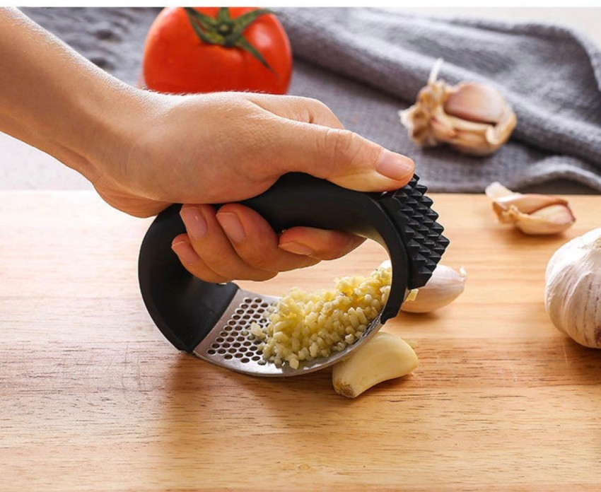 Silver Stainless Steel Garlic Crusher, For Home And Kitchen at Rs 60/piece  in Mumbai