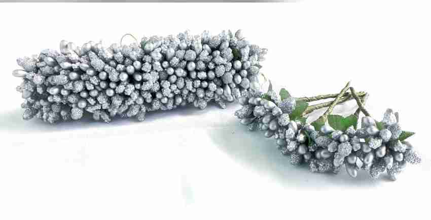 Silver flower hair accessories deals