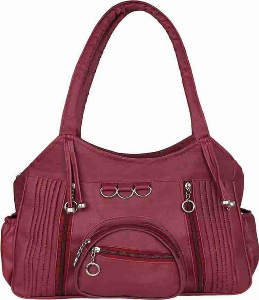 Buy Spora Women Maroon Shoulder Bag Red Online Best Price in