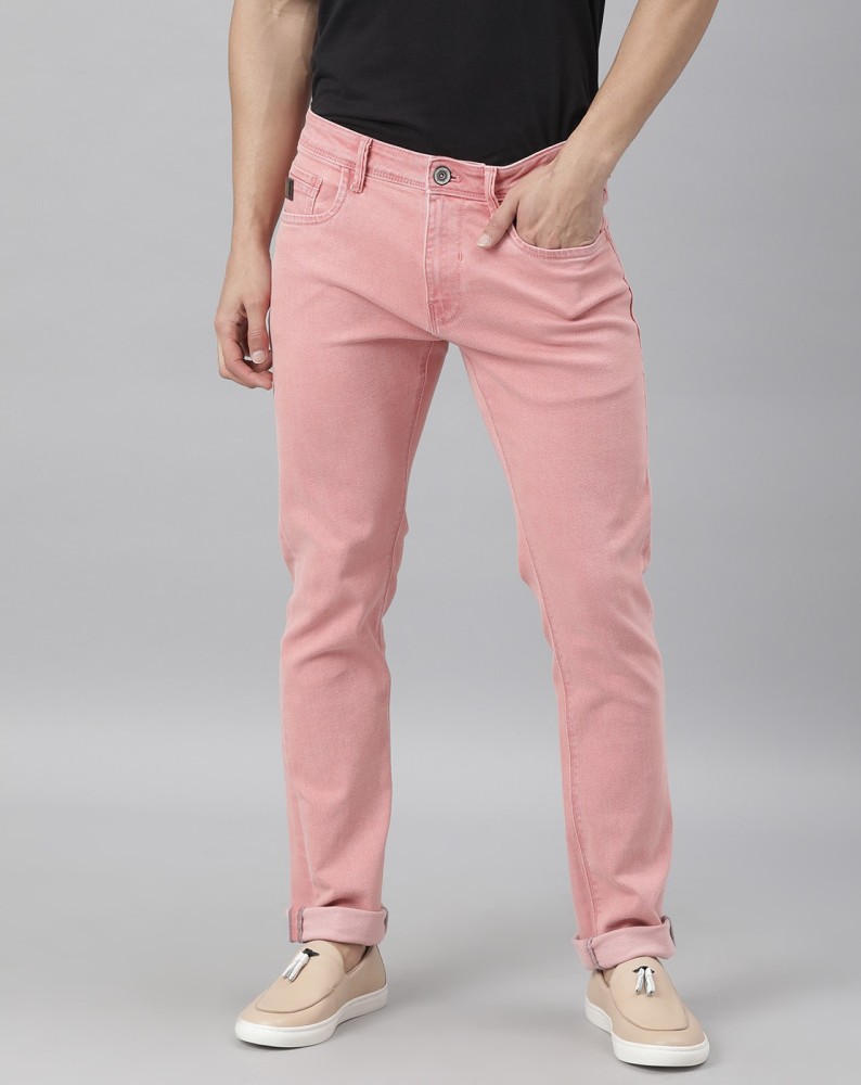 RARE RABBIT Slim Men Pink Jeans - Buy RARE RABBIT Slim Men Pink Jeans  Online at Best Prices in India
