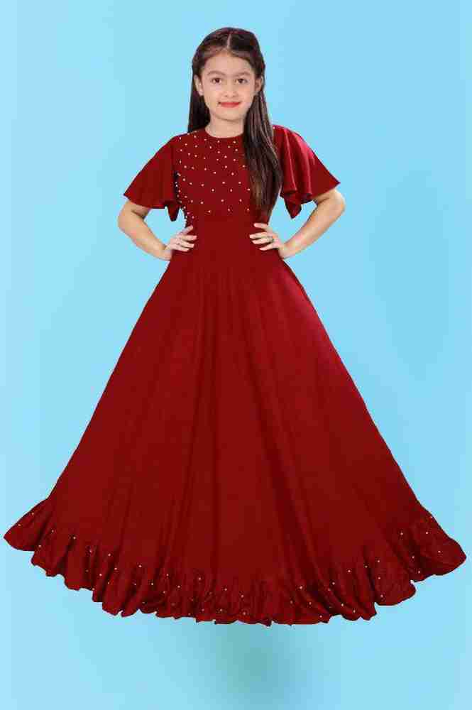 Long frock for 10 years girl best sale