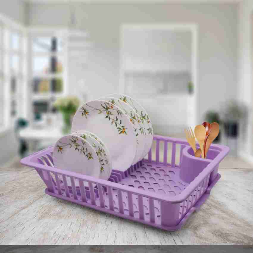 Dish Drying Rack, Purple  Dish rack drying, Dishes, Drying rack