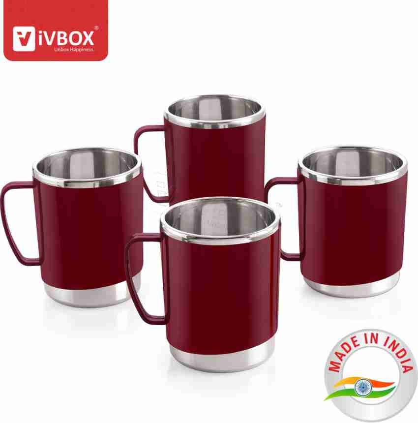 Stainless Vacuum-Insulated Mug Set in 450ml