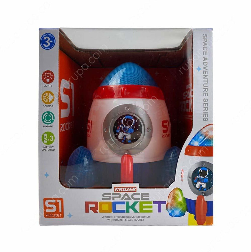 Electric outlet rocket toy