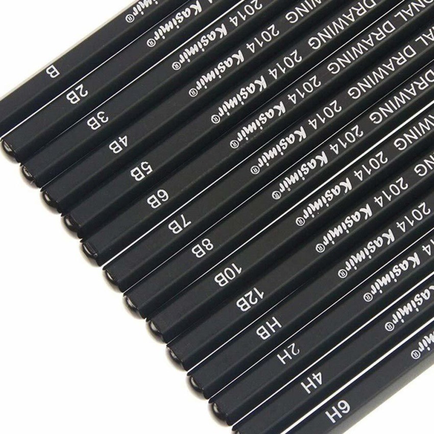 Best Quality 14pcs/set Professional Sketching Graphite Pencils Set