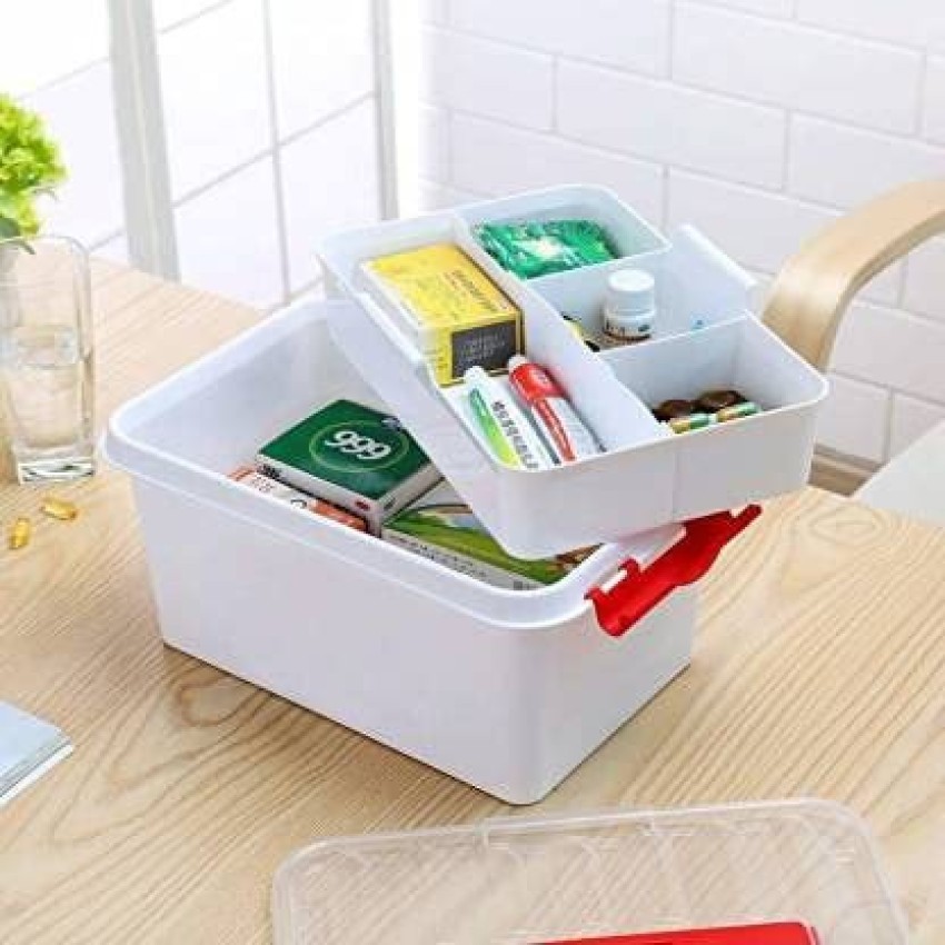 Home Medicine Cabinet Medicine Box, First Aid Kit Portable Storage