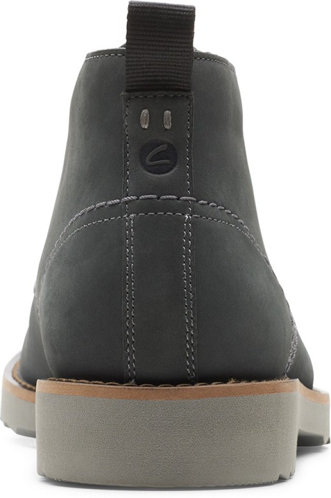 Clarks mens clearance grey boots