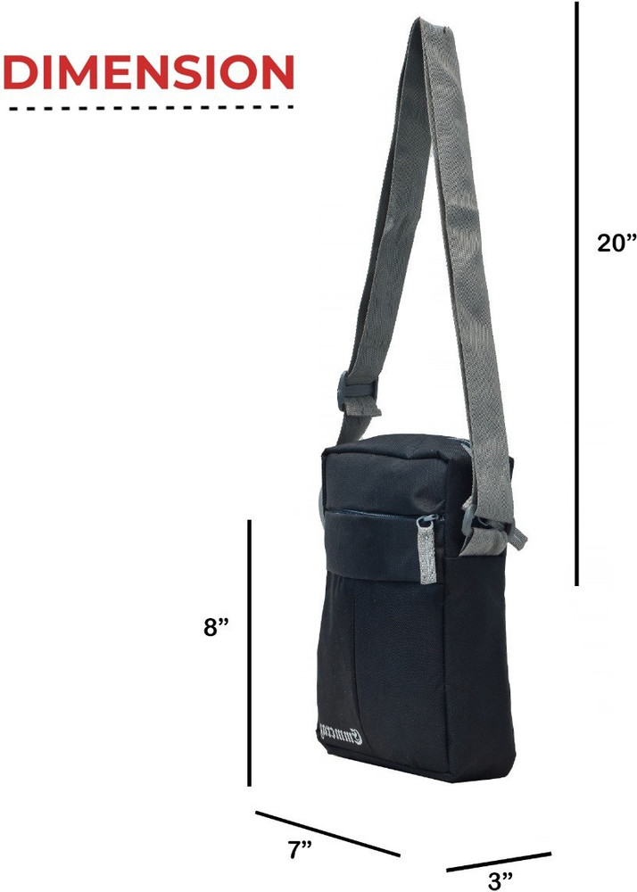 Sling bag size store