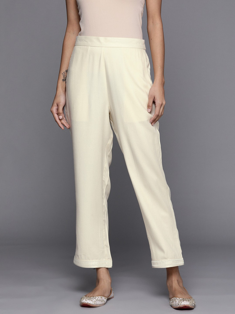 Aggregate 79+ cream wool pants super hot in.eteachers