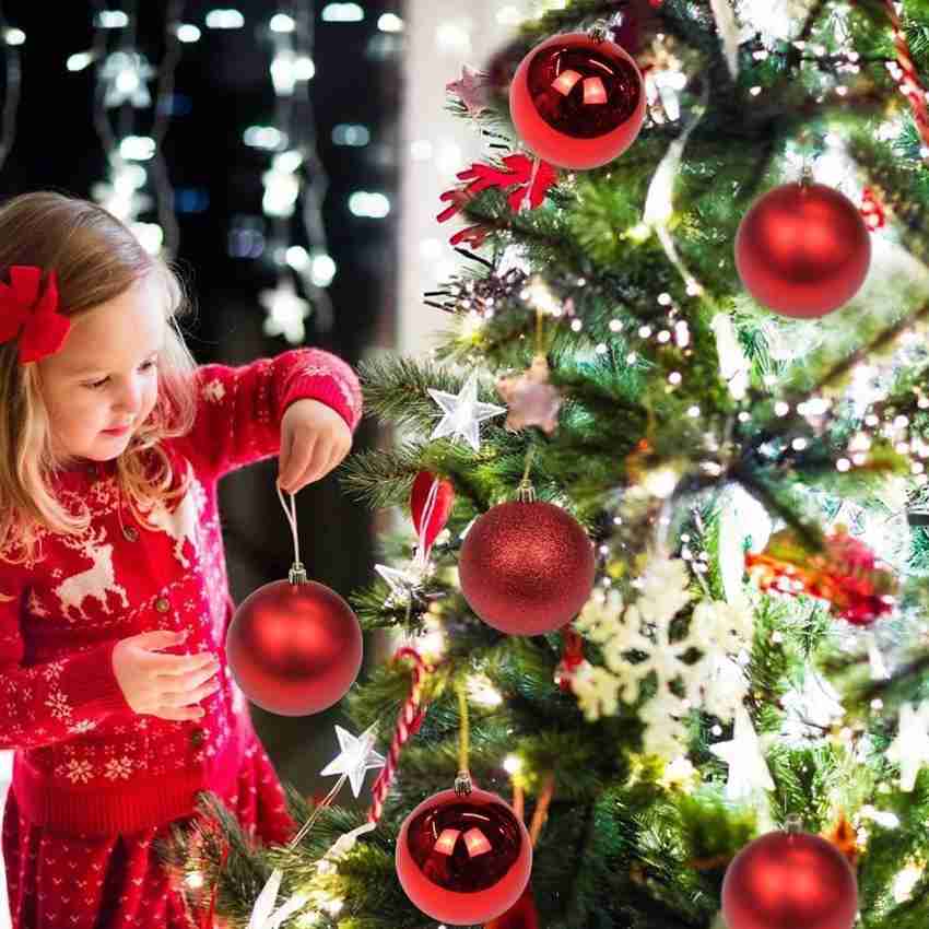 Big red deals christmas balls