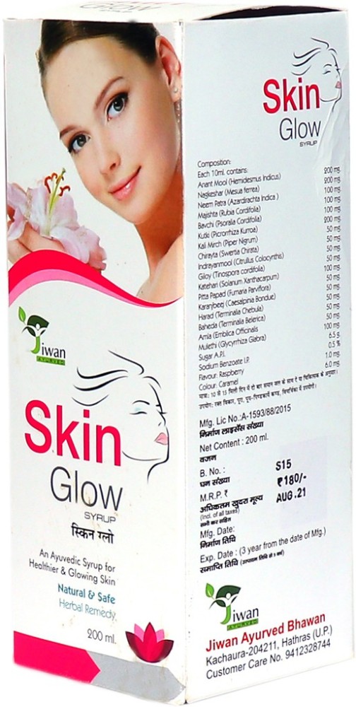 Jiwan Skin Glow Plus Syrup Price in India Buy Jiwan Skin Glow