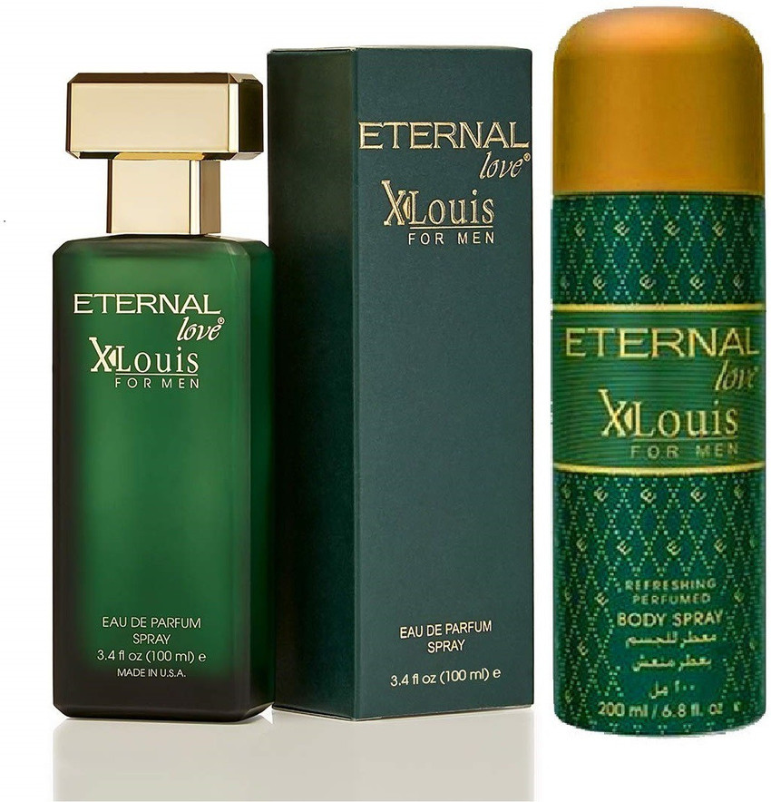 Eternal Love Dark Green Xlouis Perfume for Men 100 ML and Dark