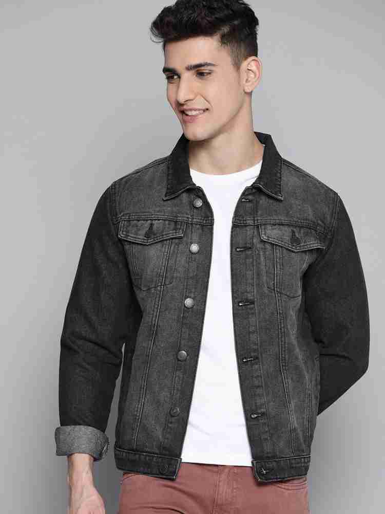 Black denim store jacket under 500