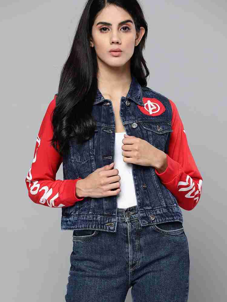 Marvel jeans jacket hot sale