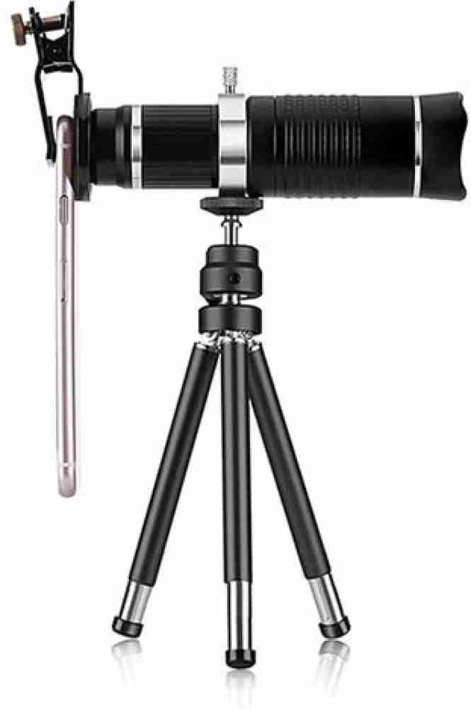 Telescope Lens Mobile Camera With Blur Background And Universal