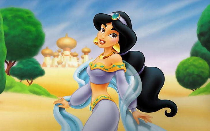 Jasmine Disney Princess Aladdin Cartoon Matte Finish Poster