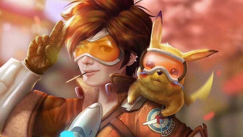 Video Game Overwatch Tracer (Overwatch) Wallpaper