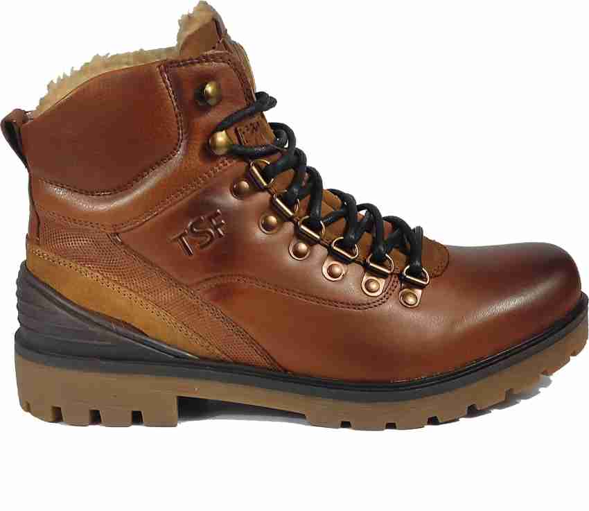 Leather waterproof sale boots mens