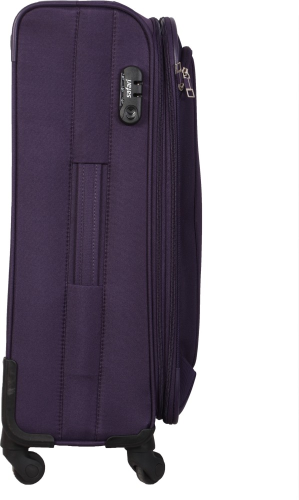 Buy Sitara Bag Suitcase Polyester Luggage S Shape Three Wheel Combo Trolley  Bag (Pack of 2) (Purple) Online at Best Prices in India - JioMart.