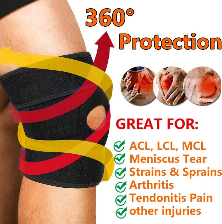 Compression Knee Support with Adjustable Strap – Chiropractic