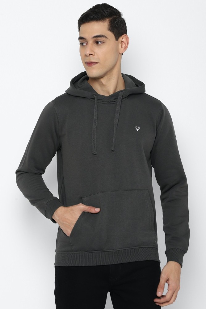 Allen solly outlet black sweatshirt