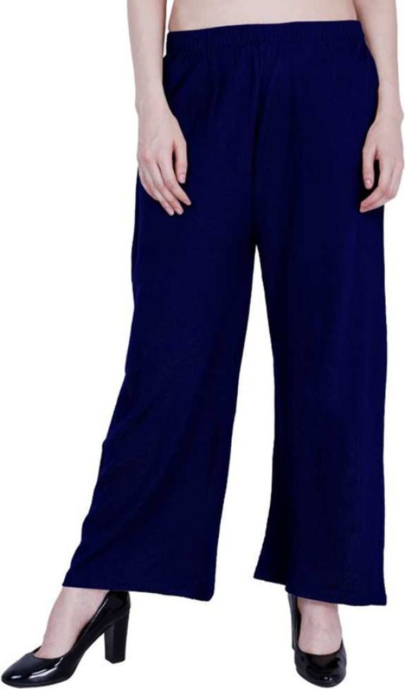 Girls Navy Blue Trousers  Shikhar Fabrics