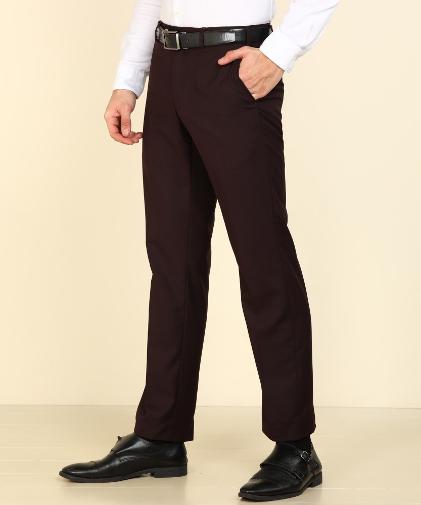 Buy Park Avenue Mens PLEATLESS Smart FIT Black Formal Pant 32 at Amazonin