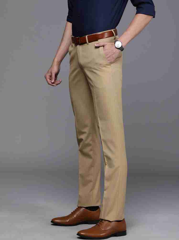 Maleno Slim Fit Men Khaki, Cream Trousers - Buy Maleno Slim Fit Men Khaki,  Cream Trousers Online at Best Prices in India