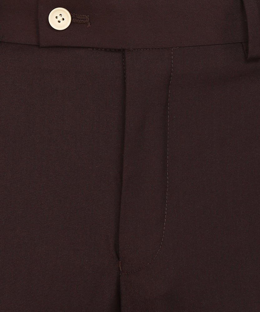 PARK AVENUE Relaxed Men Maroon Trousers  Buy PARK AVENUE Relaxed Men  Maroon Trousers Online at Best Prices in India  Flipkartcom