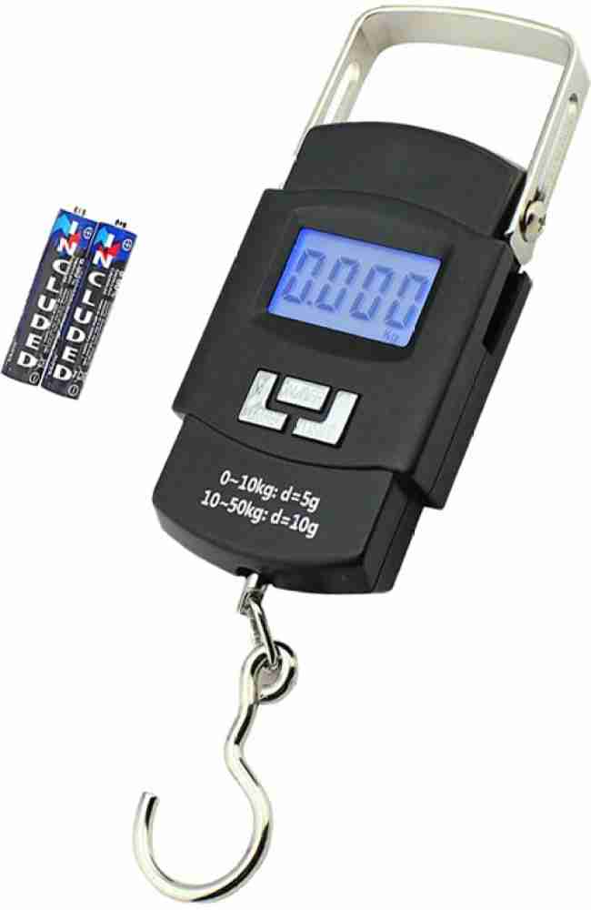 50*10g Mini Digital Hanging Luggage Fishing Weighing Scale