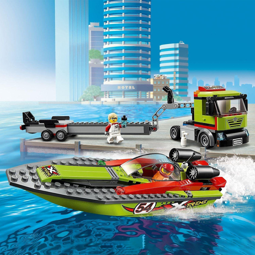 Lego shop racing boat