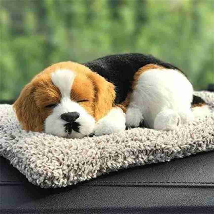 Bubu Car Interior Decoration Dog Decor ABS Sleeping Toy Auto
