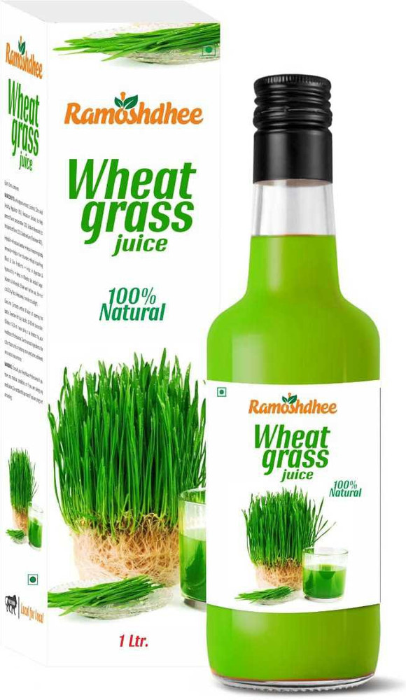 Organic store wheatgrass juice