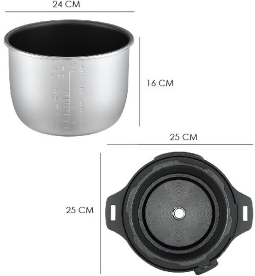 Kretix 6L Instant Cook 10 In 1 Electric Pressure Cooker For Rice