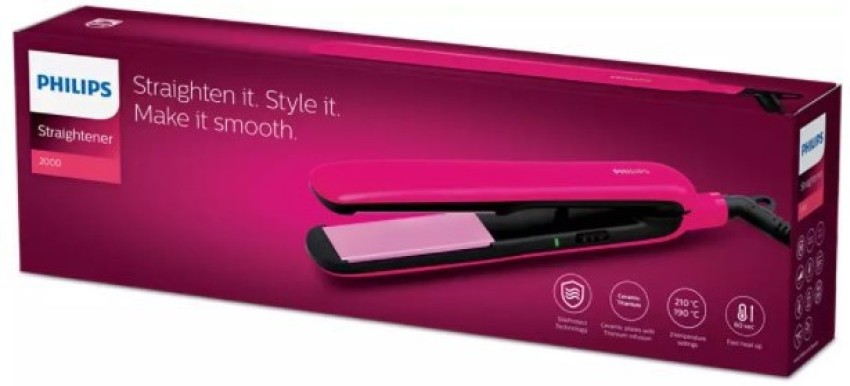 Philips hair straightener pink best sale