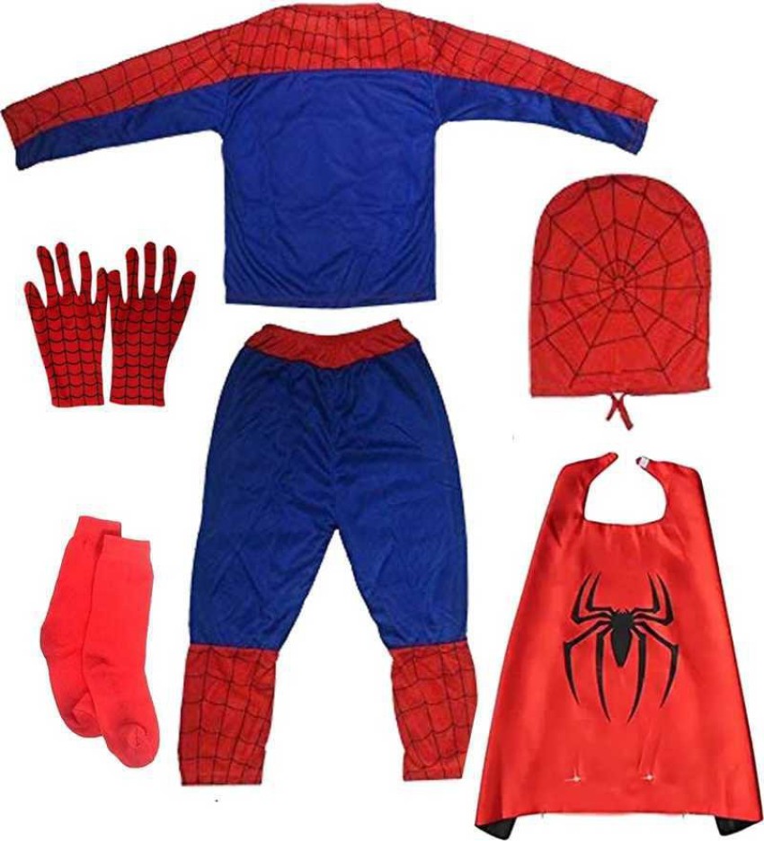 Spider-man Superhero Spiderman Cosplay Costume Kids Boy Party Fancy Dress  Jumpsuit Children's Day Gift