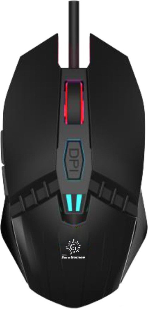 RPM Euro Games Wireless Gaming Mouse 2.4 Ghz Connect, 3200 DPI, RGB  Backlit