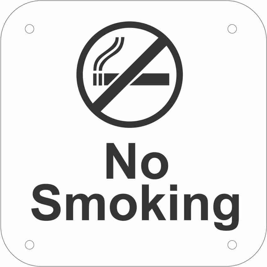 Hardika Creation Self Adhesive No Smoking Signage Board for Office (6 x  6 inch) Emergency Sign Price in India - Buy Hardika Creation Self Adhesive  No Smoking Signage Board for Office (6