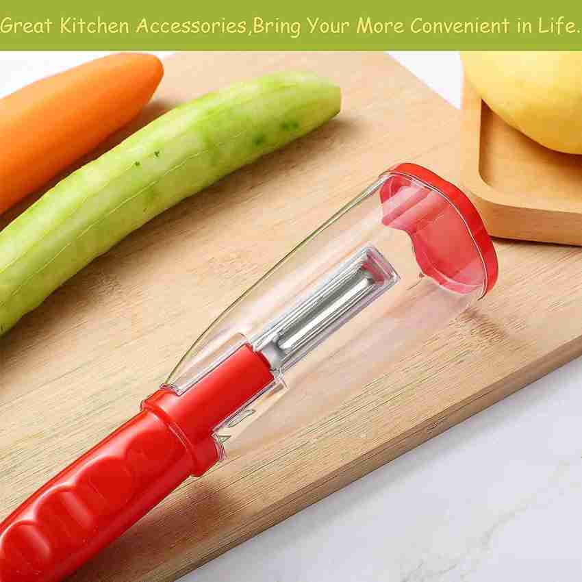 kitchen storage type double side peeler