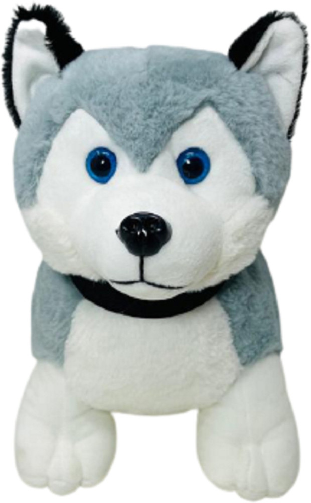 Fun Zoo Husky Dog Soft Toy For Dog Lovers Birthday Gift Cushions for Kids 40 cm