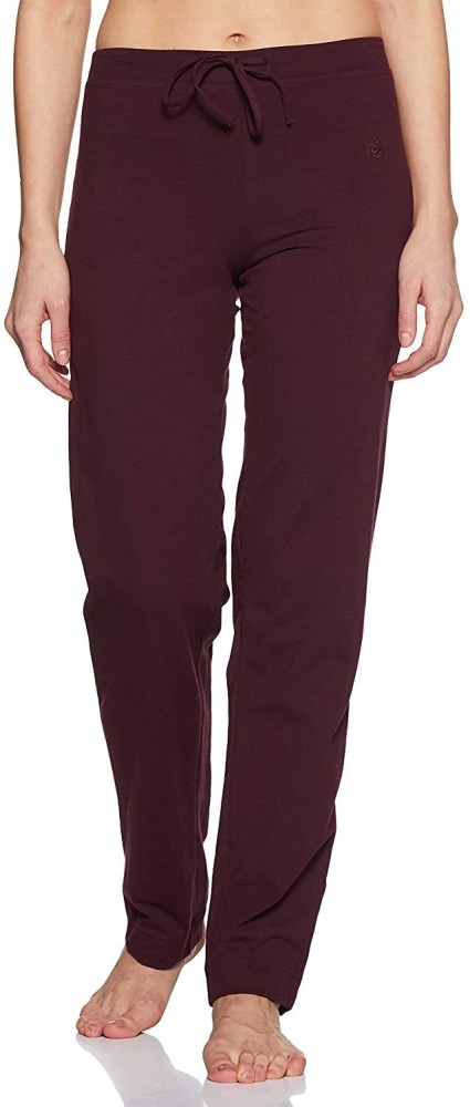 JOCKEY Solid Women Maroon Track Pants - Buy JOCKEY Solid Women Maroon Track  Pants Online at Best Prices in India