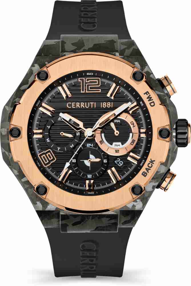 Cerruti Cerruti 1881 Lucardo Analog Black Mat Dial Men s Watch